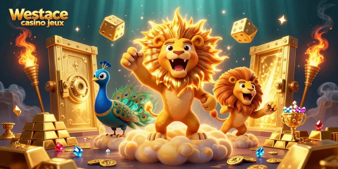 Jouez à westace casino jeux et découvrez une ludothèque brillante avec des trésors d'or et des symboles de jackpot.